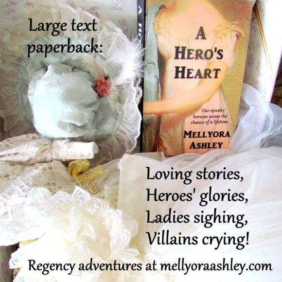 CLEAN GIFT BOOK, A HERO'S HEART by MELLYORA ASHLEY, REGENCY ROMANCE & SMUGGLING - Picture 10 of 11